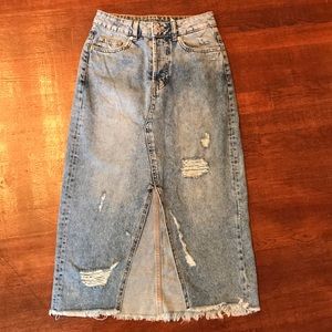 H&M Denim skirt